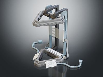 Modern Printers 3d model