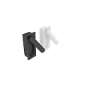 Modern Minimalist Wall Lights in Black and White with Sleek Cylindrical Design