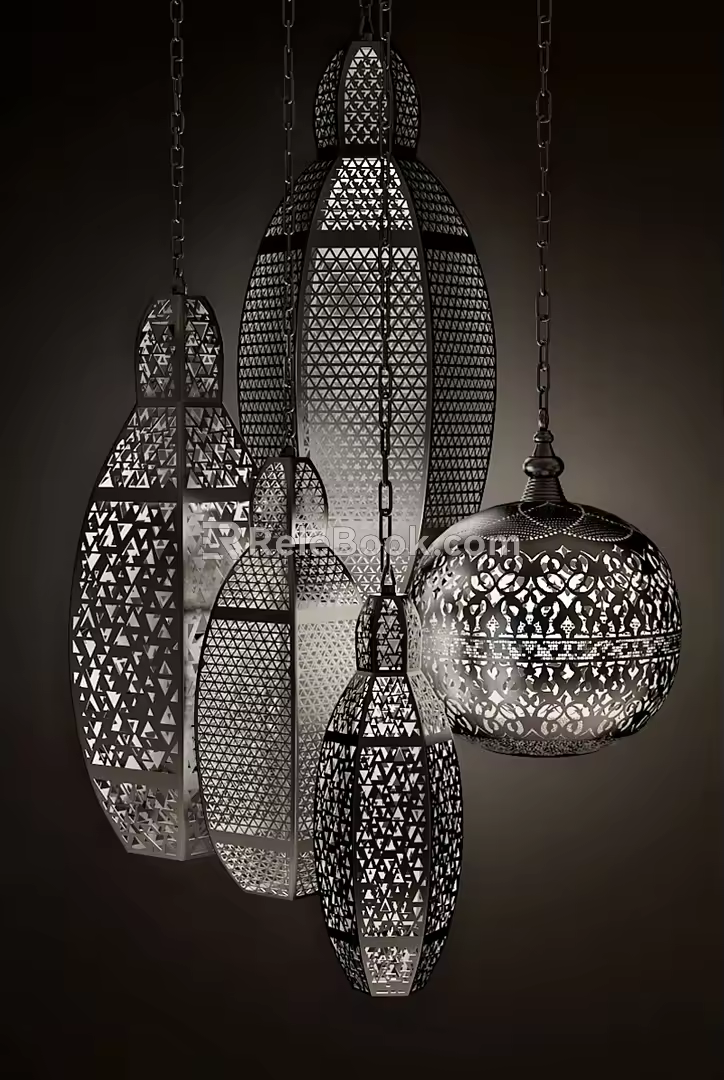 Modern chandelier 3d model