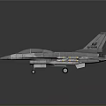 Detailed 3D Rendered Aerospace Fighter Jet with Sharp Nose Transparent Cockpit and Missile Mounts