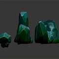 Green Household Decorative Items With Various Shapes And Smooth Surfaces