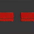 Two Red Cellinum Vending Machines With Retro Design And Front
