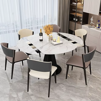 Restaurant Round Table 3d model