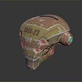 Sci-Fi Helmet Alien Helmet High Tech Helmet Game Helmet 3d model