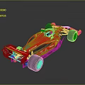 Shiny Red Ferrari Race Car Featuring Sleek Aerodynamic Design And Racing Tires