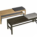Modern bench 3d model
