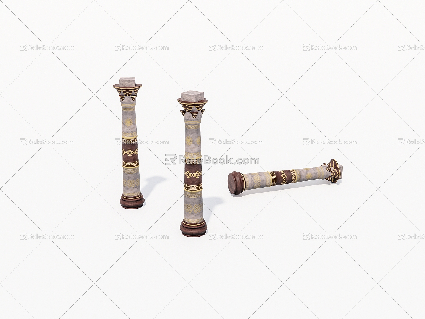 decorative column constructional column model