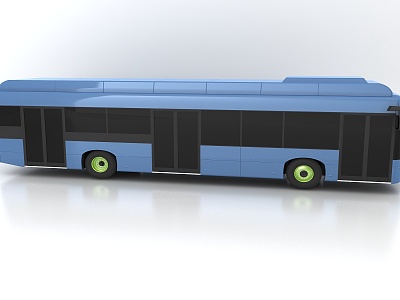 modern bus car model