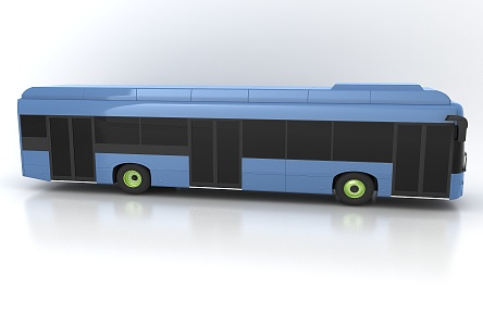 modern bus car 3d model