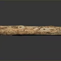 Natural Rustic Wood Stone Long Piece With Unique Surface Texture For Home Decor
