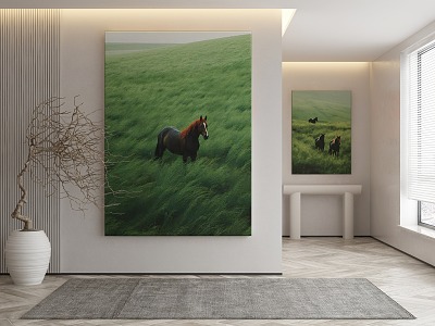 modern decorative painting 3d model