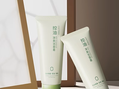 Effective Oil Control Refreshing Facial Cleanser Cosmetics For Oily Skin 3d model