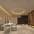 Elegant Modern Beauty Salon Interior With Comfortable Chairs Decorative Plants And Lighting