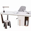 Desk computer desk 3d model