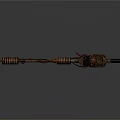 Rusty Metal Industrial Equipment With Coiled Springs Red Component And Mechanical Structure