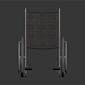 Modern Durable Wheelchair With Metal Frame Fabric Seat And Smooth Rolling Wheels
