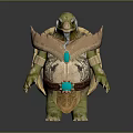 Turtle Cartoon Turtle Snapping Turtle Chickbill Turtle Reptile Cold Blooded Animal Reptile Class 3d model