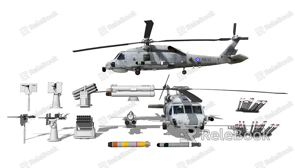 Modern Helicopter model