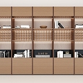 Modern Bookcase Modern Minimalist Display Cabinet Modern Decorative Cabinet 3d model