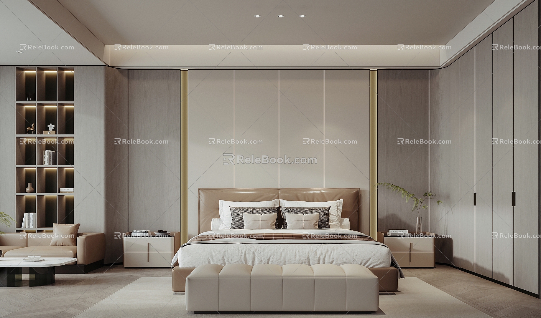 Modern Bedroom 3d model