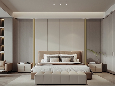 Modern Bedroom 3d model