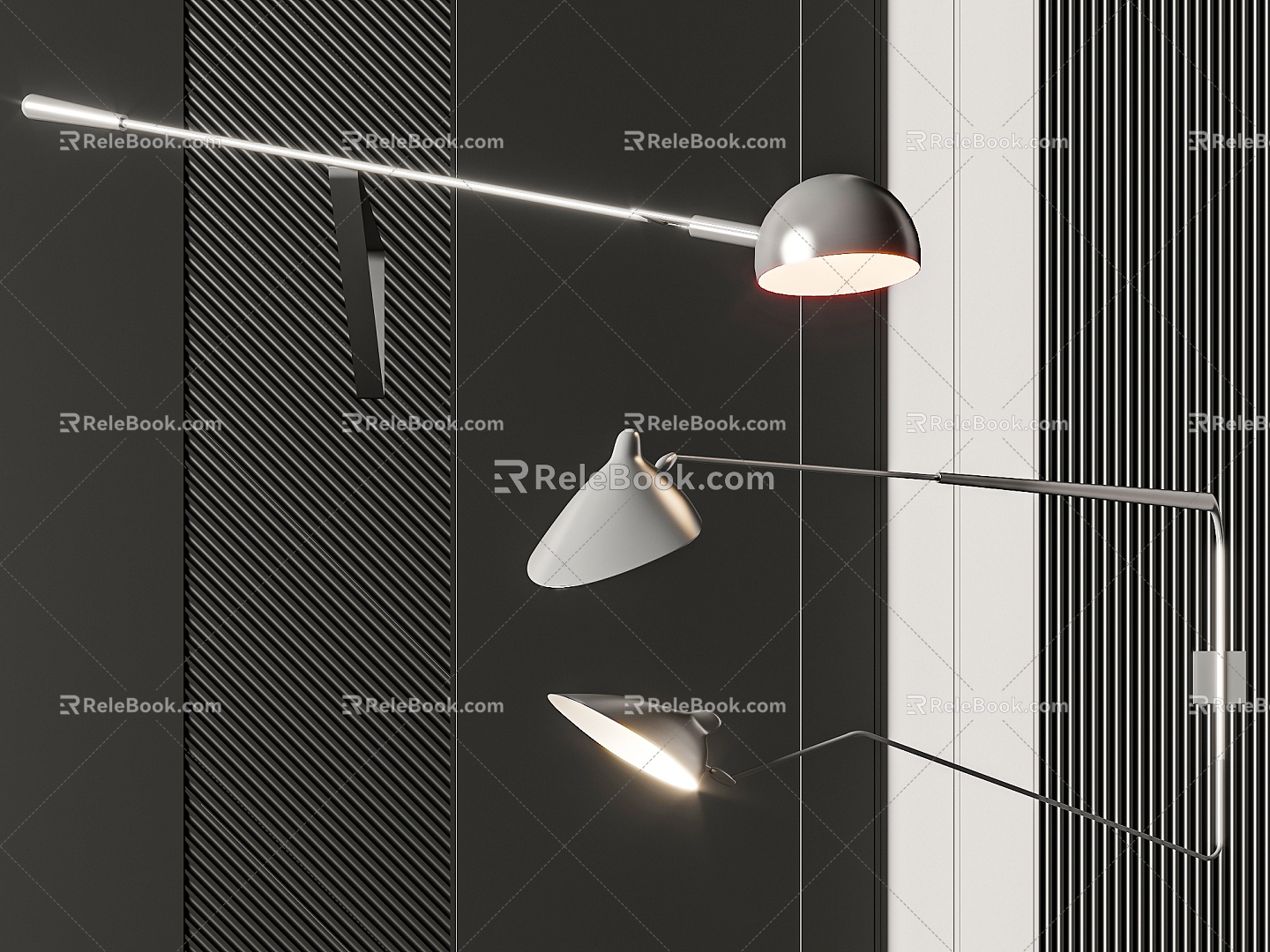 Modern table lamp 3d model