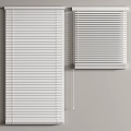 Horizontal White Blinds Design For Modern Home Window Interior Decoration