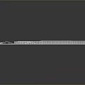 White Architectural Wireframe Models For Building Structure And Roof Design