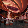 Modern Bar Interior Design With Stylish Lighting Seating And Decor Elements