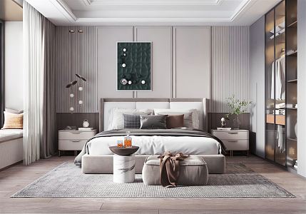 Modern Bedroom 3d model