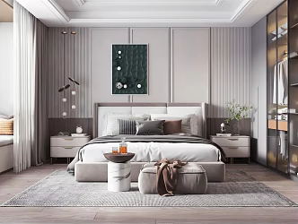 Modern Bedroom 3d model