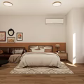 Modern Apartment Interior Design With Light Green Walls Wooden Floor And White Sofa