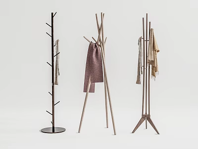 Modern Hangers Coat Rack Hangers 3d model