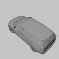 Modern Minivan 3d model