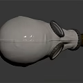 White Firefighting Gas Mask With Circular Lens And Breathing Apparatus