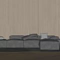 Multiplayer sofa sofa 3d model