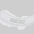 White Soft Protective Mask Featuring Breathable Mesh Filter Layer Design