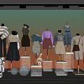 Modern Model Window Costume Model 3d model