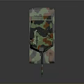 Detailed Modern Military Tank With Camouflage Paint Tracks Turret And Cannon
