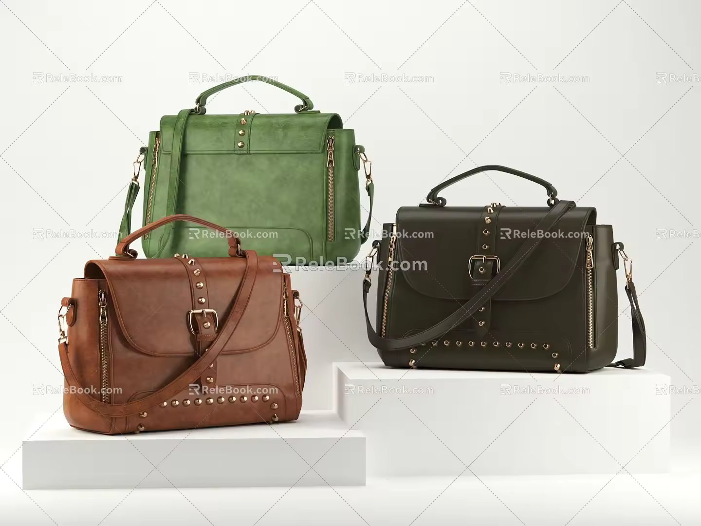 Modern Bag Combination 3d model