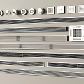 Air Conditioner Vents in Various Shapes and Modern Designs for Home Interior Decoration