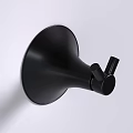 Black Modern Wall Mounted Hook With Sleek Design For Home Decorative Use