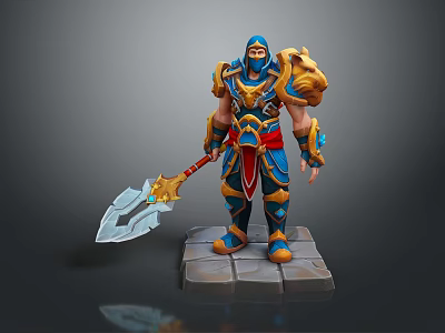 Western Samurai Western Warrior Western Hero Western Warrior Knight Hero Ancient Warrior Paladin 3d model