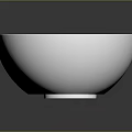 Modern White Minimalist Oval Countertop Washbasin With Smooth Surface And Sleek Design