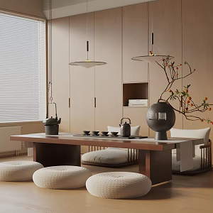 Modern Tea Room 3d model