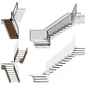 Modern Staircase Designs With Wooden Steps Glass Railings And Various Contemporary Structures