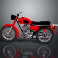 Motorcycle Two-wheeled Motorcycle Cross-country Motorcycle Road Race Motorcycle Motor Vehicle Transport 3d model