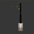 Handgun Firing With Muzzle Flame And Bullets On Reflective Surface