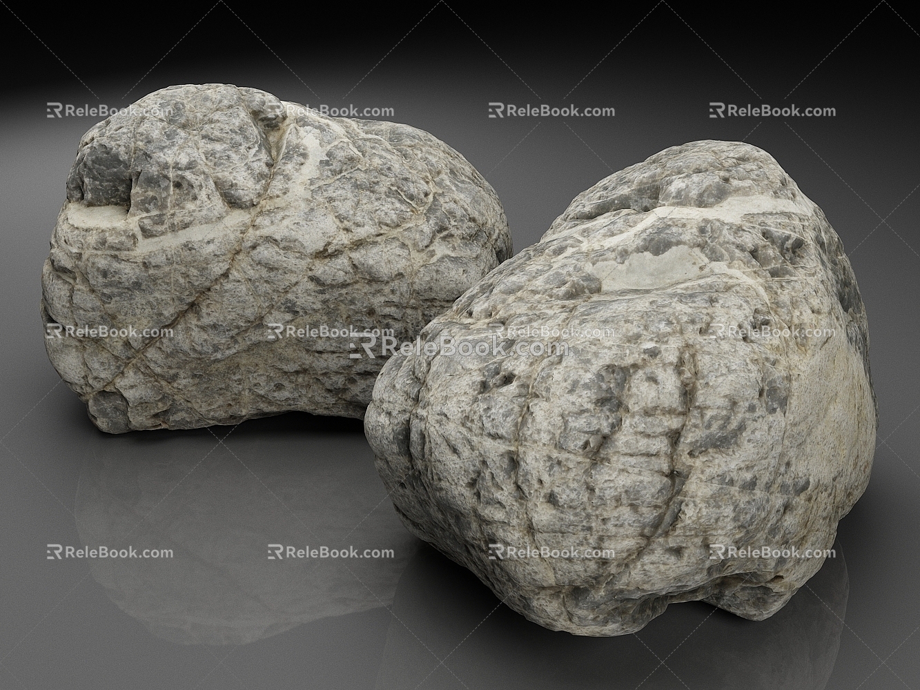 Stone Stone Stone Grey Stone 3d model