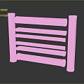 Modern Metal Furniture With Horizontal Bars And Side LED Lighting For Indoor Use